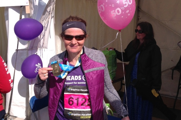 Brighton Marathon runner Karen Hoskin