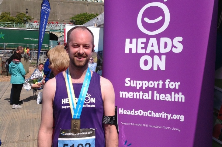 Brighton Marathon runner Daniel Mcnaught